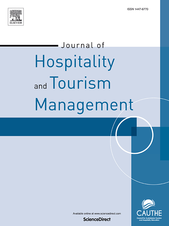Go to journal home page - Journal of Hospitality and Tourism Management